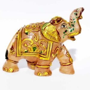 Natural Rose Quartz Elephant Abhimantrit & Certified 133 Gram - Image 6