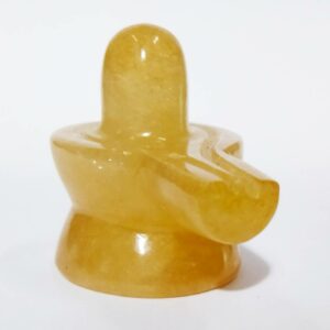 Natural Yellow Aventurine Shivling Abhimantrit & Certified 41 Gram - Image 4