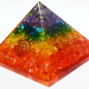 Genuine Multicolor Orgone Pyramid Abhimantrit & Certified 221 Gram - Image 4