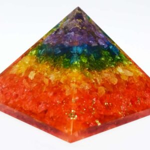 Genuine Multicolor Orgone Pyramid Abhimantrit & Certified 221 Gram - Image 5