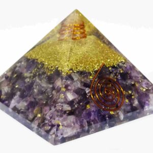 Natural Purple Orgone Pyramid Certified & Abhimantrit 221 Gram - Image 5
