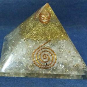 Original Whitish Orgone Pyramid Abhimantrit & Certified 221 Gram - Image 4