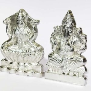 Parad Laxmi Ganesh Idol -241 Gram (Lakshmi) - Image 2