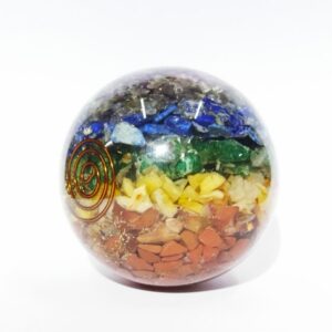 Original Multicolor Orgone Ball & Certified 221 Gram - Image 3