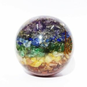Original Multicolor Orgone Ball & Certified 221 Gram - Image 4