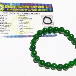 Abhimantrit Green Aventurine Bracelet Certified - Stylish & Unique - Image 2