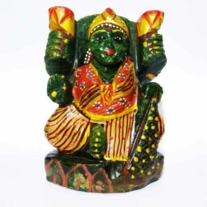 Green Aventurine Laxmi ji Abhimantrit & Certified 370 Gram - Image 3
