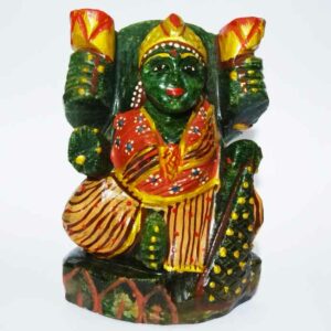 Green Aventurine Laxmi ji Abhimantrit & Certified 370 Gram - Image 1