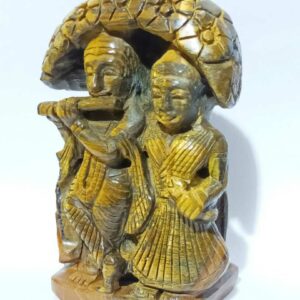Original Tiger Eye Radha Krishna Abhimantrit & Certified 450 Gram - Image 5