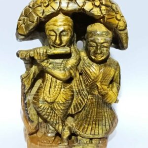 Original Tiger Eye Radha Krishna Abhimantrit & Certified 450 Gram - Image 6