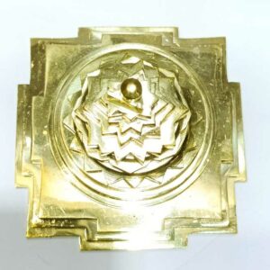 Brass Shree Yantra for Laxmi, Wealth, Prosperity - 730 gram - Image 3