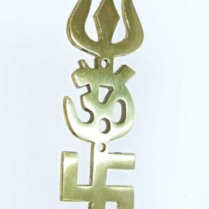 Ashtadhatu Trishakti Yantra Swastik Om Trishul - Original Ashtdhatu - Image 3