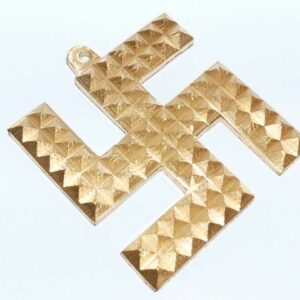 Abhimantrit Copper Swastik Pyramid - Wall Hanging, Original & Natural - Image 5