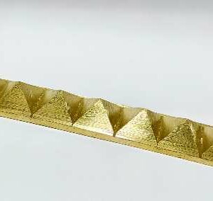 Abhimantrit Brass Nine Pyramid Patti/Strip - For Vastu 200 Gram Appx - Vastu Pyramid - Image 5