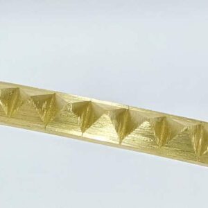Abhimantrit Brass Nine Pyramid Patti/Strip - For Vastu 200 Gram Appx - Vastu Pyramid - Image 4