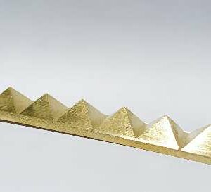 Abhimantrit Brass Nine Pyramid Patti/Strip - For Vastu 200 Gram Appx - Vastu Pyramid - Image 3