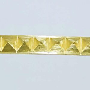 Abhimantrit Brass Nine Pyramid Patti/Strip - For Vastu 200 Gram Appx - Vastu Pyramid - Image 2