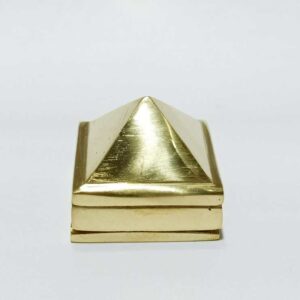 Abhimantrit 3 Layered Brass Pyramid 140 Gram Appx. Original - Vastu Pyramid - Image 4