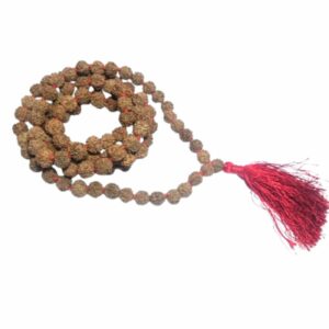 Very Rare Nepali 5 Mukhi Rudraksha Mala Original, Certified 10mm With 108+1 Beads - Image 5
