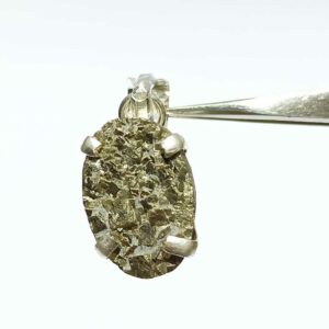 Natural Pyrite Locket -Certified, Lab Tested, Abhimantrit & Original - Image 3
