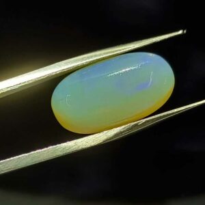 Abhimantrit Fire Opal Stone, Origin Tested - 8.25 Carat Certified - Image 3