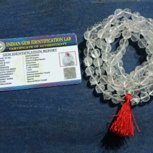 Indian Sphatik Mala & Certified Quality 10 mm Approx - Image 5