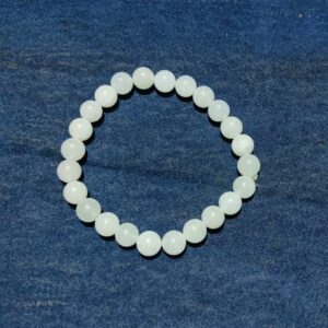 Mantrit (Energized) Selenite Bracelet Certified & Authentic With Lab Certification - Image 4