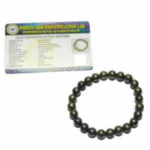 Mantrit (Energized) Unpolished Pyrite Bracelet Certified – Stylish & Unique - Image 4