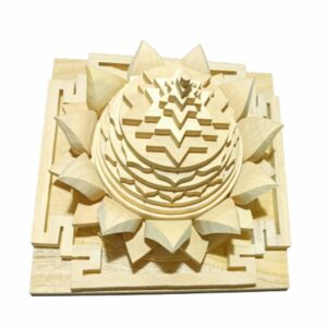 Mantrit (Energized) Shriparni Lotus ShreeYantra Handcrafted Energized 4x4 Inch - Image 3