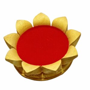 Abhimantrit Shriparni Wooden Lotus Singhaasan (Throne) 3 Inch - Made Of ShriParni Wood - Image 5