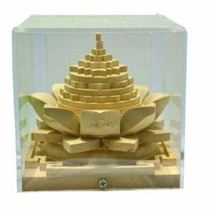 Mantrit (Energized) Shriparni Lotus ShreeYantra Handcrafted Energized 4x4 Inch - Image 4