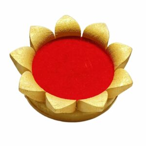 Abhimantrit Shriparni Wooden Lotus Singhaasan (Throne) 3 Inch - Made Of ShriParni Wood - Image 6