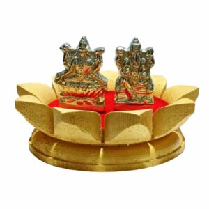 Abhimantrit Shriparni Wooden Lotus Singhaasan (Throne) 3 Inch - Made Of ShriParni Wood - Image 4