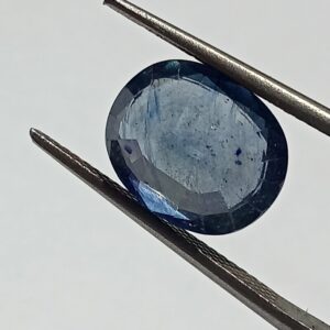 Mantrit (Energized) (Energized) Blue Sapphire (Neelam Stone) Lab-Certified 6.34 Carat - Image 2