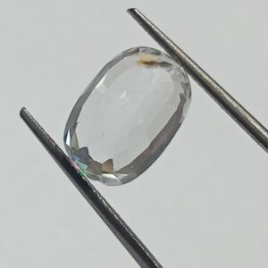 Mantrit (Energized) White Zircon Transparent Stone & Lab Certified 9.74 Carat - Image 2