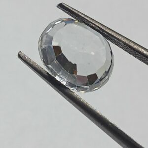 Mantrit (Energized) White Zircon Transparent Stone & Lab Certified 6.73 Carat - Image 3