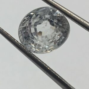 Mantrit (Energized) White Zircon Transparent Stone & Lab Certified 8.58 Carat - Image 2