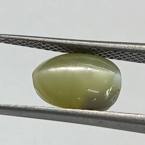 Mantrit (Energized) Cat’s Eye Stone (Lehsunia) & Lab- Certified Gemstone – 4.28 Carat - Image 3