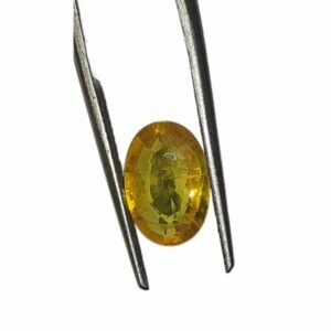 Mantrit (Energized) Yellow Sapphire (Pukhraj)  3.40 Carat - Image 2