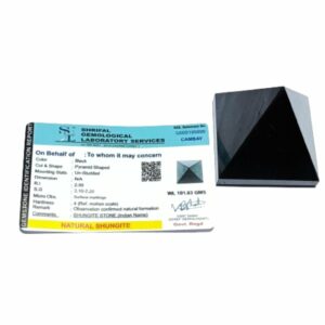 Original, Authentic Natural Shungite Pyramid - Image 5