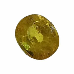 Mantrit (Energized) Yellow Sapphire (Pukhraj) 6.85 Carat Certified - Image 3