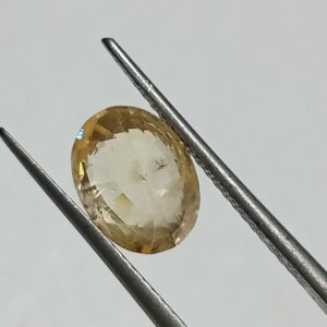 Mantrit (Energized) Yellow Sapphire (Pukhraj) 3.08 Carat With Certified - Image 3