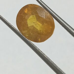 Mantrit (Energized) Yellow Sapphire (Pukhraj) 5.83 Carat Certified - Image 3