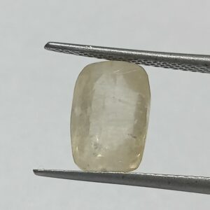 Mantrit (Energized) Yellow Sapphire (Pukhraj) 5.43 Carat Certified - Image 2