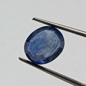 (Energized) Blue Sapphire (Neelam Stone) Lab-Certified 6.47 Carat - Image 3