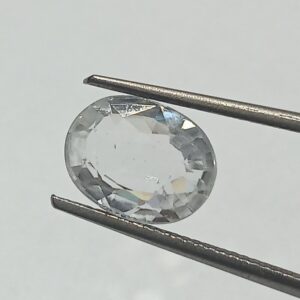 Mantrit (Energized) White Zircon Transparent Stone & Lab Certified 5.53 Carat - Image 1