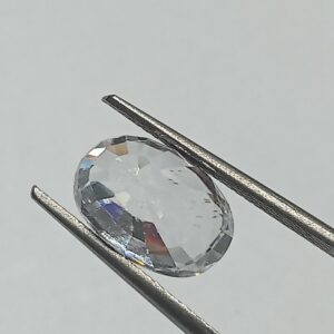 Mantrit (Energized) White Zircon Transparent Stone & Lab Certified 7.34 Carat - Image 2