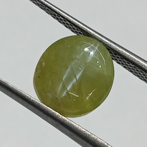 Mantrit (Energized) Cat’s Eye Stone (Lehsunia) & Lab- Certified Gemstone – 6.16 Carat - Image 3
