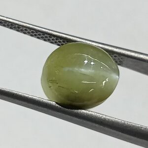 Mantrit (Energized) Cat’s Eye Stone (Lehsunia) & Lab- Certified Gemstone – 6.19 Carat - Image 3