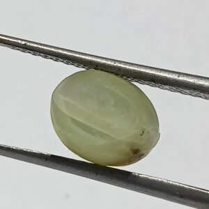 Mantrit (Energized) Cat’s Eye Stone (Lehsunia) & Lab- Certified Gemstone – 5.70 Carat - Image 3
